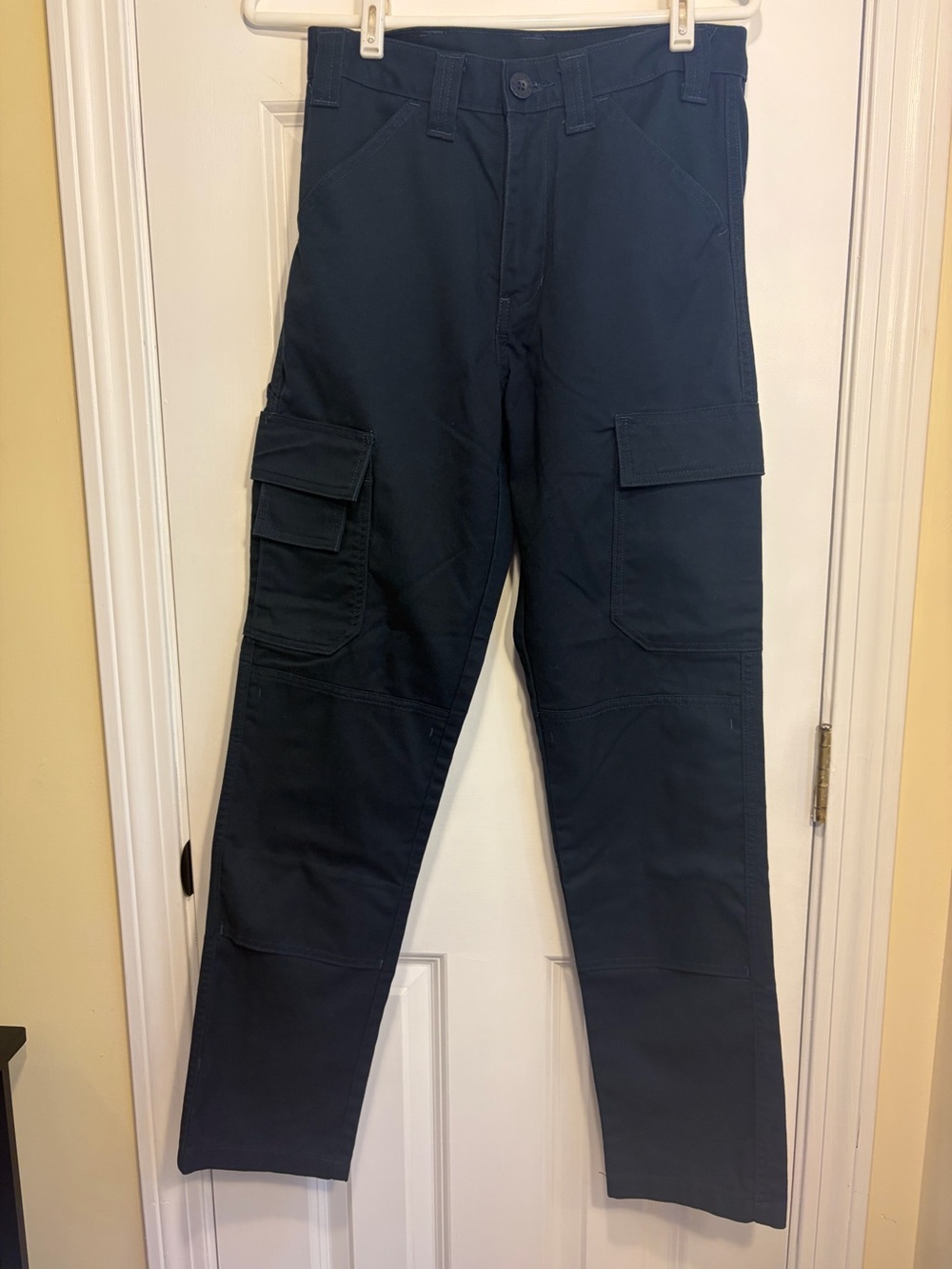 Dickies Women’s Cargo Work Pants Navy Blue Utility Carpenter Pants Size 27 US 4